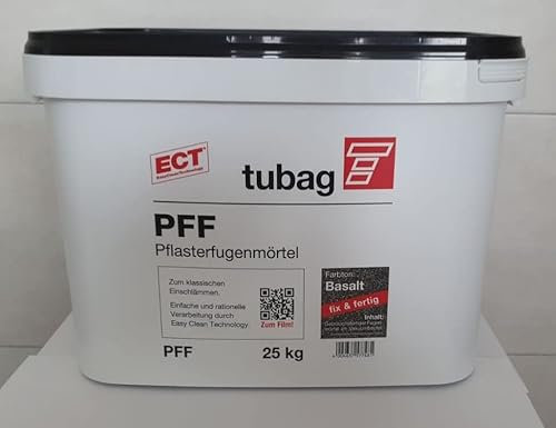 FHS24 Tubag Pflasterfugenmörtel F PFF 25 kg/Eimer Basalt TUBAG