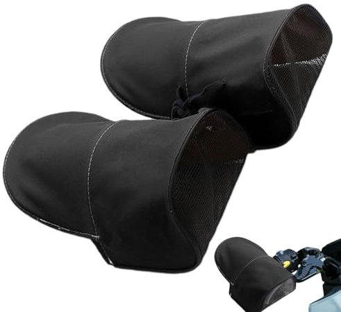 Fahrrad-Lenkerhandschuhe – ATV Muffs Lenkerhandschuhe, Schutzhandschuhe, wasserdicht und winddicht, Sonnenschutz, Lenkerhandschuhe für Motorrad, Fahrrad, Roller