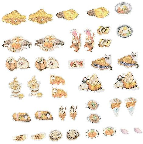 CORHAD Boxen Vintage Zeitserie Scrapbook Aufkleber Kreative Diy Aufkleber Dekoration Selbstklebend Papier Sticker Für Scrapbooking Basteln Organizer Reise Tassen Karton