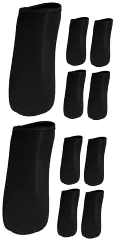 TOPBATHY 2 Sätze Lichtdichte Abdeckung Für Einmachgläser Keimglas Leuchtet Schatten Verdunkelungsschirme Einmachglas-schattenabdeckungen Deckel Für Keimglas Black Stoff 5 Stück * 2