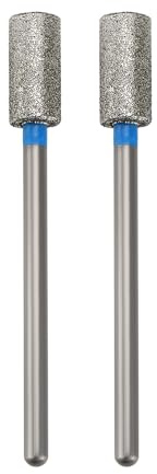 OTOTEC 2 Stück Nagelbohrer-Bits Diamant-Bohrer 2,35 Mm Griffdurchmesser Nagelhaut-Bit für Elektrische Nagelbohrer für die Nagelpflege Fußpflege Heimsalon Und Heimwerker Mittel