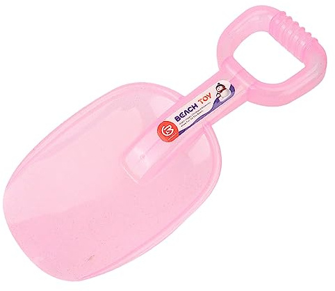 Generisch Strand Schaufel Sandkästen und Sandspielzeug Sand Spate Spielzeug für Kinder, dauerhafte ABS Kunststoff Strandschaufeln Sandspielzeug Stabile Scoop zum Graben (Rosa)