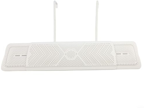 Zilimontt Cubierta deflectora de viento ajustable para aire acondicionado con diseño escalable y control de ángulo, anti soplado directo y deflector resistente al viento, protección contra el polvo