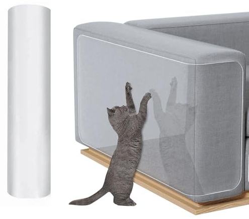 Pellicola protettiva antigraffio per mobili da gatto, nastro trasparente antigraffio, per casa, porta, schermo, sedia, parete, finestra, tappeto, divano ad angolo
