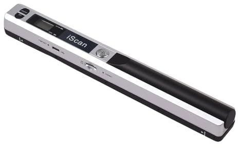 iScan Dokumentenscanner, tragbarer Mini-Handscanner, A4-Buchscanner for JPG- und PDF-Formate, 300/600/900 DPI(6.4mm)