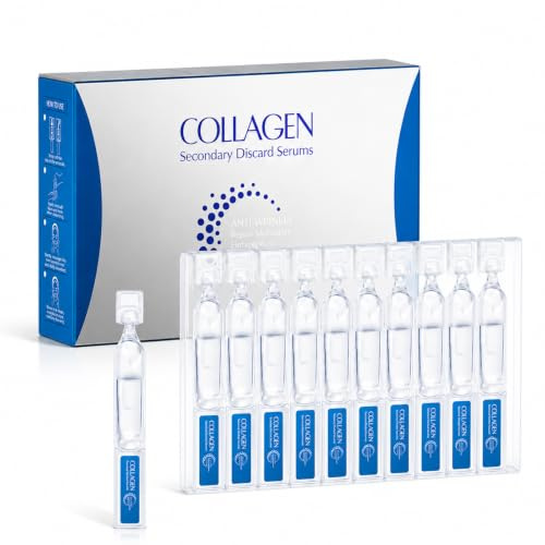 Virecose Ampollas Contorno Sérum Ojos Colágeno, 30 × 1,5 ml | Antiarrugas Sérum Facial Hidratante y Reafirmante, Anti-Edad para Contorno de Ojos, Piel más Lisa y Aspecto Firme