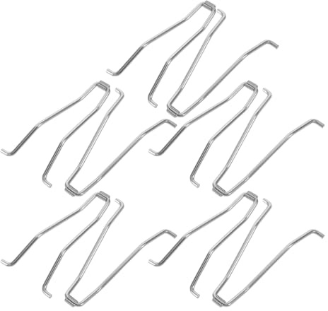 NIYANGLE 10 Stück Nagelknipser Federn aus Edelstahl Universelle Ersatzteile für Maniküre und Pediküre Tragbar und Kompatibel für Reise und Nagelzangen