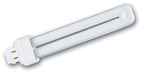 SYLVANIA Kompakt Leuchtstofflampe-Lampe, G24q-1 Sockel, 13 Watt / 900 Lumen entspr. ca: 13 Watt, Cool White (4000K), 10000h, Lineare Form, 0mm Durchmesser, 134mm Länge, WeiÃŸer Kolben, 1er Pack