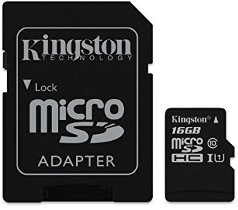 Kingston Industrial Temperature Micro SDHC UHS-I 16GB Class 10 Speicherkarte + SD-adapter