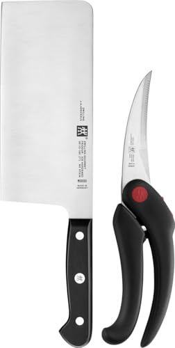 ZWILLING 36130-004-0 Set de 2 Couteaux Acier Inoxydable Noir 34 x 10 x 3 cm