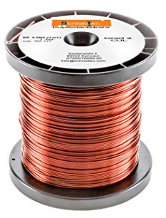 Kupferlackdraht W210 Ø 1,90 mm 1 kg, ca. 39m - CU Lackdraht Grad 2 CUL Kupferdraht Gewicht 1 Kilogramm Durchmesser 1,90 Millimeter Wickeldraht Kupfer Draht nach IEC 60317-13