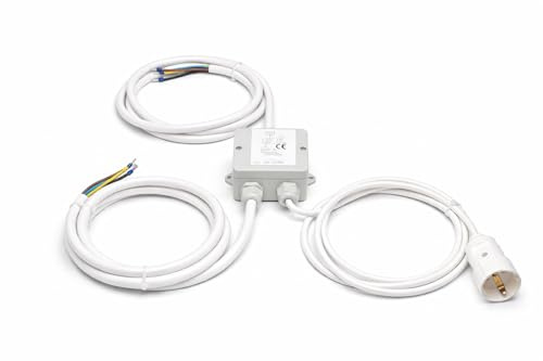 Jetzt NEU! Power Splitter Herdverteiler mit 4m Stromverteiler Küchenverteiler Küchen Anschluss Box Backofen Kochfeld Ceran Induktion Herd
