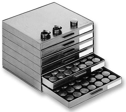 Schrank, 6 Schubladen, schwarz, ESD 252 CONT, Aufbewahrungsschrank, 1 Stück | A1-1 SMD