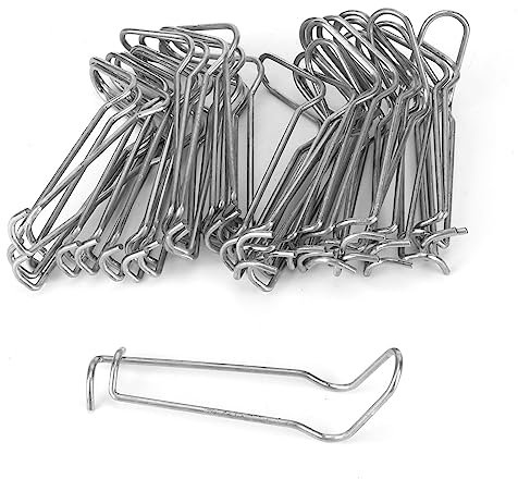 Supporto per Piante Staffa per Clip a Molla Accessori per Fioriera Serra 30Pcs Morsetto Fibbia a Molla in Acciaio Serra Fioriera da Giardino in Acciaio Inossidabile per Chiusura (Φ16mm è applicabile)