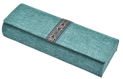 AGALUS Brillenbox, Tragbar Für Herren, Kompressiv, Denim-Serie, Leichte Aufbewahrungsbox Für Damen, Sonnenbrillenbox,Farbe2