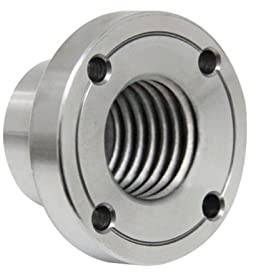 Piastra frontale per tornio per legno da 2 pollici, M18 / 1 pollice filettato macchina per la lavorazione del legno mandrino flangia frontalino, strumenti di tornitura per la lavorazione del legno