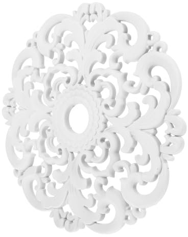 ANDRESLAD Controsoffitto in Finto Gesso Soffitto in Gesso Rivestimento Della Plafoniera Soffitto Antico Lampadario Soffitto Di Lampadari Soffitto Diviso Soffitto Rotondo Bianca P.s