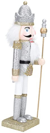 BUGUUYO Soldat Casse-Noisette Noël Décoration Marionnette Bureau Figurine Soldat Casse-Noisette Couleur Aléatoire