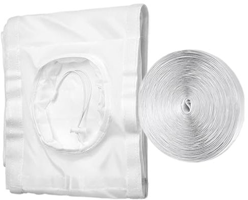 Kit de sellado de puerta de aire acondicionado portátil, kit de sellado para puerta corredera, kit resistente a la intemperie para puertas correderas, cubierta de ventilación de CA