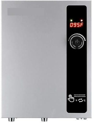 JOXLOVER Elektrischer Warmwasserbereiter, Durchlauferhitzer, Elektrisch, 18 KW, Sofortiger, Endloser Warmwasserbereiter, Digitale Temperaturanzeige, Einfache Installation für Küche und Bad