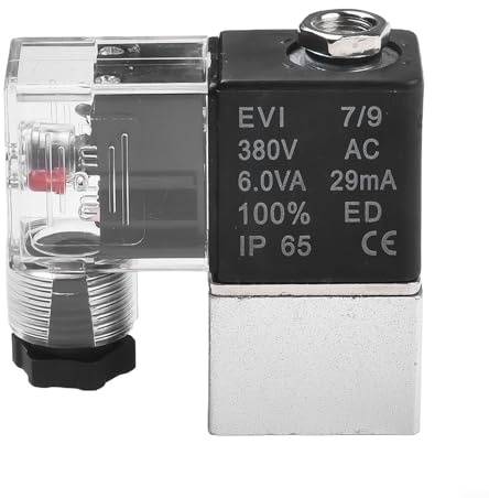 Válvula electromagnética silenciosa de la operación 380V para los compresores de aire compacto y eficiente (380V A)