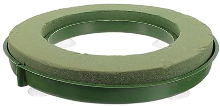 Generisch Blumensteckschaum - Nasssteckschaum 30x30x4,5cm Steckmoos, Steckmasse, Steckziegel Für Blumengestecke - Steckschwamm, Basteln, Feiern - Blumensteckschaum Ringe, Grün