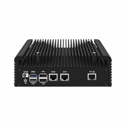 PcZinophyte Solider Firewall-Computer i3-N305 1x10G RJ45 LANs SFP+ 2x2,5G i226-V Mini-PC NVMe 2*SATA NAS Home Server