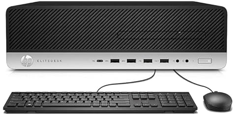 HP ProDesk 400 G4 SFF Desktop PC, Intel Core i5-7500, 16GB RAM, 512GB SSD, WiFi, Bluetooth, US Keyboard, Windows 11 Pro (Renewed)