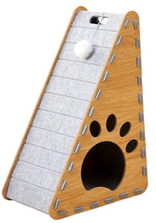 IOIUSKKU Rascador Interactivo Hueco para Gatos, Multifuncional, Aumenta la Actividad del Gato con Muebles, Tablero rascador Interactivo Vertical