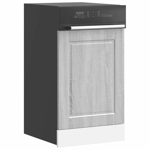 RMIHSJG Mascherina per lavastoviglie Porto Grigio Sonoma 45 x 1,5 x 67 cm, rivestimento frontale per cucina