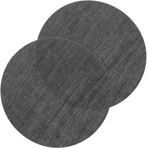 Housoutil 2 Pezzi Disco Diffusore Rotondo Nero per Faretti, Copertura Protettiva Anti-glare per Ufficio e Lettura, Riduce L'abbagliamento e Ammorbidisce la Luce