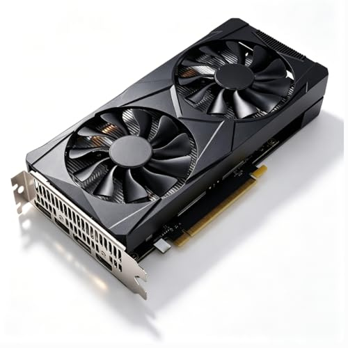 VBESTLIFE Tarjeta Gráfica RTX 3060, GPU de 6 GB GDDR6 de 192 bits, Tarjeta de Vídeo para Juegos PCIe 3.0 X16 con Refrigeración por Ventilador Dual para Computadora de Escritorio