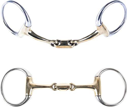 Harry´s Horse Olivenkopftrense GB doppelt gebrochen oval, Größe:12.5