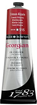 Daler Rowney Georgian Oil Colour Paint 225ml Crimson Alizarin