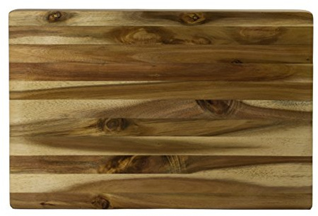 Architec Concave Acacia Carving Board, Gripperwood Collection with Non-slip Gripper Feet, 13 by 19-Inches