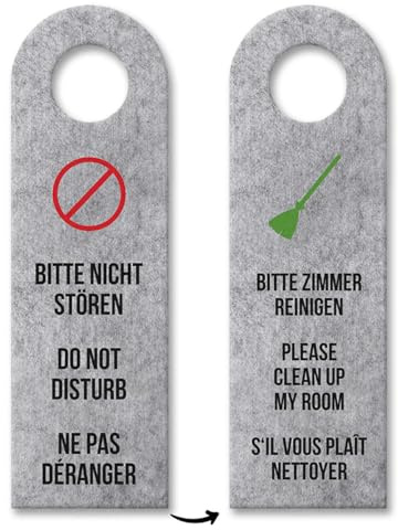 10x Bitte nicht stören - Bitte Zimmer reinigen
