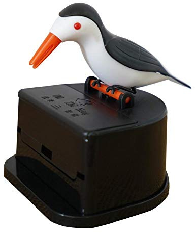 Oulensy Vogel Zahnstocher Spender, Automatische Vogel Toothpickkasten Zahnstocher Inhaber Netter Kolibri Specht Zahnstocher Fall