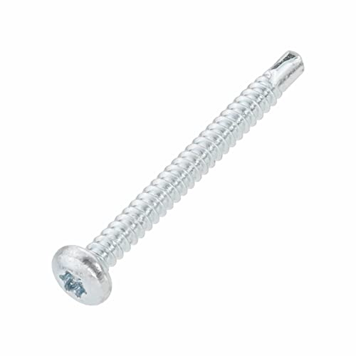 Bohrschraube mit Linsenkopf verzinkt, TX, DIN-7504-N HT (4.2 X 32 mm / 500 Stück)