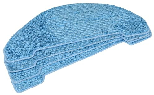 vhbw Wischtuch Set (4-tlg.) kompatibel mit Bagotte BG700, BG800, BG600, BG600MAX, BG750 Wischroboter, Putzroboter - 4x Wischtuch