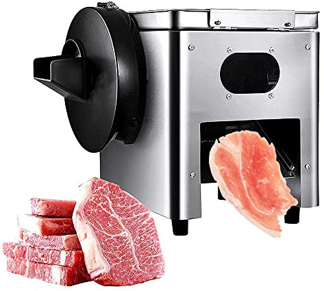 Household Electric Shredded Meat Slices, Vegetable Cutter 850W Electric Meat Grinder, 150KG/H Automatic Meat Slicer