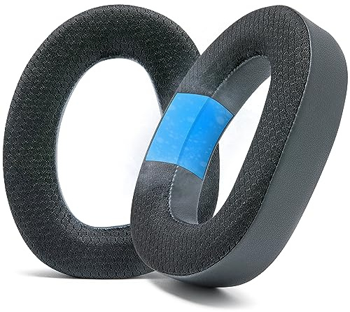 WC FreeZe EPos H6 Pro - Cooling Gel Replacement Earpads for EPOS H6 Pro & GSP Headsets by Wicked Cushions - Enhance Comfort, Durability, Thickness & Sound Isolation | Black
