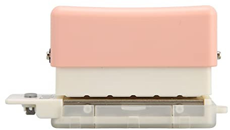 MUNEFE Locher, Niedlicher Kleiner Locher, Tragbarer Mini-Lochstanzer Für Papierarbeiten, Planer Und Ordner(Rosa)