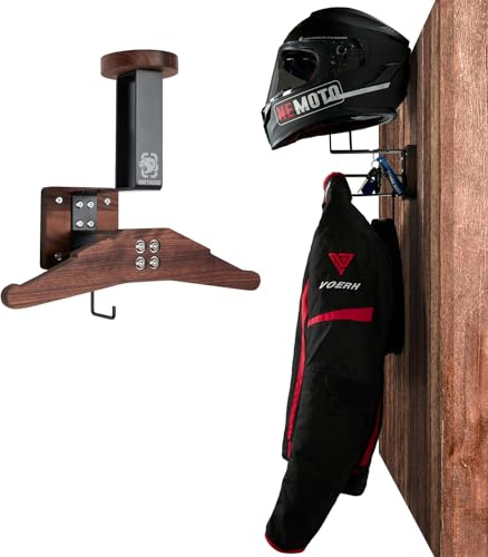 OneTigris Porta Casco Moto Muro per Gilet Tattico, Versatile e Compatto per Stoccaggio Esposizione di Caschi, Bicicletta, Ciclismo, Supporto per Piastra e Casco, Crochet per Veste e Accessori