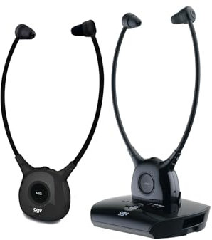 CGV | DOLFIN Onyx Duo Casques Audio stéthoscopiques TV/HiFi sans Fil