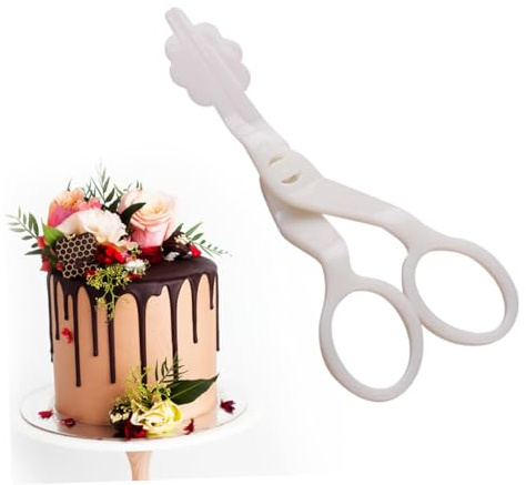 FUNOMOCYA Fondant Scissors Cake Scissors for Decor Flower Transfer Tool for Wedding Anniversary Christmas Diy Baking Craft