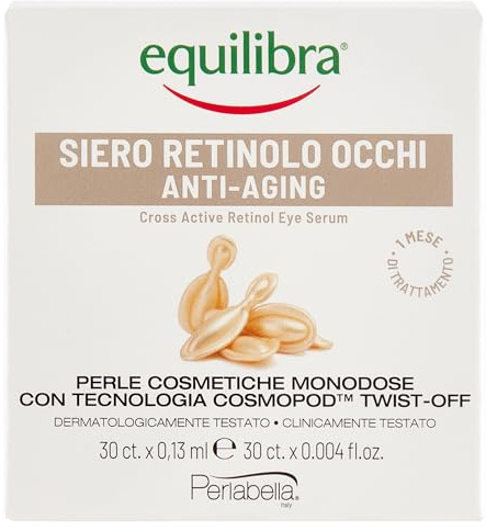 Equilibra Viso, Retinol Ögonserum, 30 pärlor x 0,34 ml