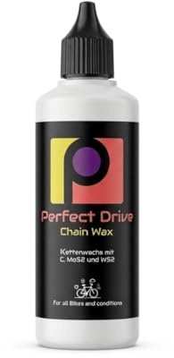 Perfect Drive Chain Wax – Premium Kettenwachs mit Graphit, MoS₂ & WS₂ – Für Rennrad, Gravel, MTB & E‑Bike