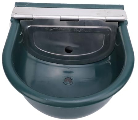 HEEPDD Distributore Automatico di Acqua, Abbeveratoio per Capre ABS Acciaio Inossidabile Distributore di Acqua per Bestiame Forniture per Irrigazione per Cavalli per Cane Cavallo Capra