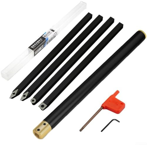 Burin de tournage à bois interchangeable, remplacement facile, usiné CNC (poignée carrée)