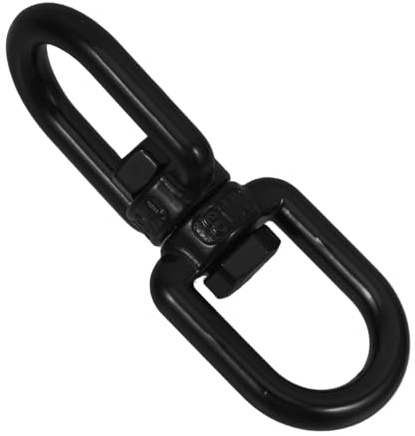 GAROZATION Schaukel Drehwirbel aus Edelstahl Robuste Ausführung mit Schwenklager und Heavy Duty Rotation Geeignet für Ketten und Schaukeln im Rigging und Klettern
